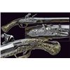 Image 2 : A brass mounted flintlock pistol Smooth Barrel