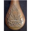 Image 2 : Powder Flask depicting Patritoic Military Scene