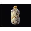 Image 5 : Hand carved oxbone Chinese Snuff Bottle