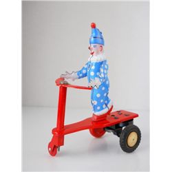 Mechanical Clown Tin Toy