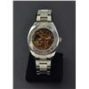 Image 1 : Men's Steel Skeleton Army Watch