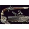 Image 2 : A silver mounted flintlock pistol Smooth 15 mm cal