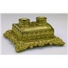 Image 1 : Victorian brass rectangular inkstand
