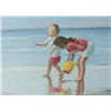 Image 2 : Masefield The Yellow Bucket Oil on board, signed