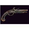 Image 1 : A Doglio Smooth Flintlock Pistol, lock marked