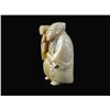 Image 2 : Signed Hand Carved Ivory Netsuke Figure