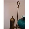 Image 3 : Converted Adjustable Brass Oil Lamp
