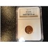 Image 1 : 1947  LINCOLN CENT NGC MS 66 RD