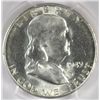 Image 2 : 1949-S FRANKLIN HALF DOLLAR, PCGS MS-64  WHITE
