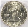 Image 3 : 1952-D FRANKLIN HALF DOLLAR, PCGS MS-64  FBL  WHITE