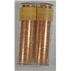 Image 1 : ( 2 ) ROLLS ( 50 ) COINS EACH 1952-D LINCOLN CENTS,  GEM REM MS-64-67 COINS