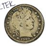 Image 1 : 1909 BARBER QUARTER VF