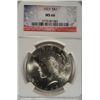 Image 1 : 1923 PEACE DOLLAR NGC MS66