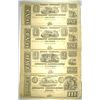 Image 1 : UNCUT SHEET OF ( 4 ) INDIANA EXCHANGE BANKING HOUSE