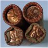 Image 2 : ( 4 ) ROLLS 1953-D BU LINCOLN WHEAT CENTS IN SHOTGUN WRAPPED ROLLS