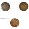 Image 2 : 3-1879 INDIAN HEAD CENTS "GRADING SET"  (GOOD,VG,FINE)