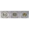 Image 3 : 1959 PCGS MS65, 1960 PCGS MS65 & 1960-D PCGS MS65 WASHINGTON QUARTERS