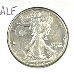 1934-S WALKING LIBERTY HALF DOLLAR XF/AU