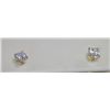 Image 1 : 14K GOLD PLATED STUD EARRINGS