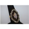 Image 2 : FASHION JEWELRY BRASS RING; SYNTHETIC CZ