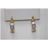 Image 2 : 14K GOLD PLATED CZ EARRINGS