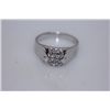 Image 1 : 17.5 CTW CZ RING .925 STERLING SILVER