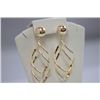 Image 2 : 14K GOLD PLATED DANGLING EARRINGS