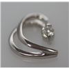 Image 2 : CRESTING WAVE CZ PENDANT .925 STERLING SILVER