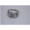 Image 1 : 19.5 CTW CZ RING .925 STERLING SILVER