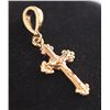 Image 1 : 14K GOLD PLATED CROSS PENDANT