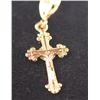 Image 2 : 14K GOLD PLATED CROSS PENDANT