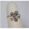 Image 1 : 14K GOLD PLATED AND BRASS FLOWER RING FOR KIDS
