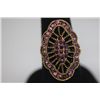 Image 1 : FASHION JEWELRY BRASS RING; SYNTHETIC CZ