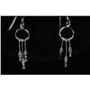 Image 2 : WIRE DANGLING EARRINGS .925 STERLING SILVER