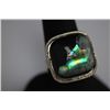 Image 2 : FASHION JEWELRY BRASS RING; SEMI-PRECIOUS STONE
