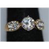 Image 2 : GOLD PLATED FASHION JEWELRY CZ RING