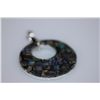 Image 1 : FANCY FASHION JEWELRY MULTICOLOR ROUND PENDANT
