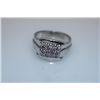 Image 1 : 16.7 CTW CZ RING .925 STERLING SILVER