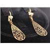Image 1 : FASHION JEWELRY FLOWER DESIGN DANGLE EARRING