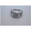 Image 1 : 19.9 CTW CZ RING .925 STERLING SILVER