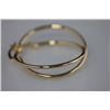 Image 1 : MEDIUM HOOP EARRING 14K GOLD PLATED