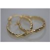 Image 2 : 18K GOLD PLATED HOOP EARRINGS