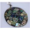 Image 1 : FANCY FASHION JEWELRY MULTICOLOR OVAL PENDANT