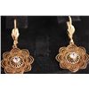 Image 2 : CZ 14K GOLD PLATED EARRING