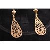 Image 2 : FASHION JEWELRY FLOWER DESIGN DANGLE EARRING