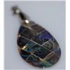 Image 1 : FANCY FASHION JEWELRY MULTICOLOR TEARDROP PENDANT