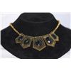 Image 2 : FANCY FASHION BRASS BLACK NECKLACE