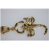 Image 1 : 14K GOLD PLATED SCORPION PENDANT