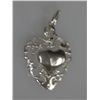 Image 2 : HEART CHARM PENDANT .925 STERLING SILVER