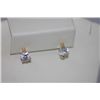 Image 2 : 14K GOLD PLATED CZ SMALL EARRINGS